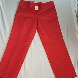 LOFT Salmon Riviera Chinos Structured Fit NWT